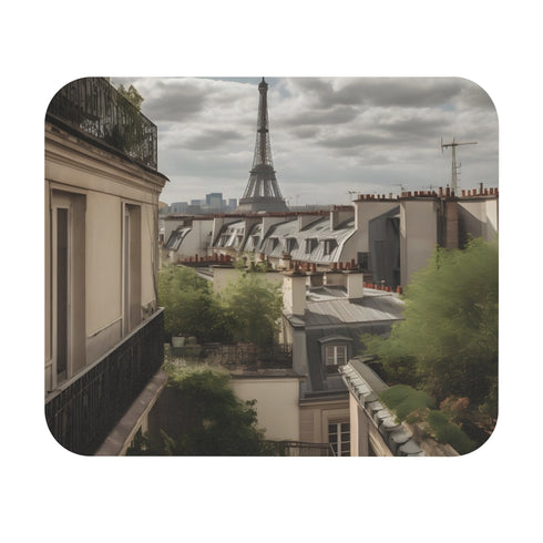 Parisian Rooftop Mouse Pad Views
