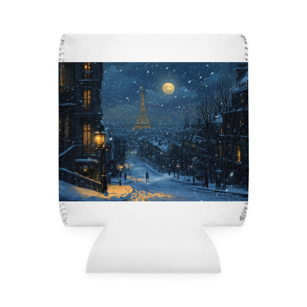 Parisian Snow Night Can Cooler