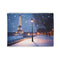 "Parisian Snowscape Bed Cover"