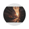 "Parisian Sunset Streets Round Rug"