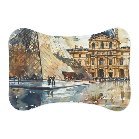 "Parisian Watercolor Pet Mat"