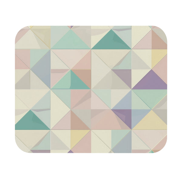 Pastel Geo Mouse Pad Sleek Style