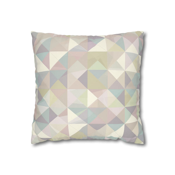 "Pastel Geometrics Pillowcase: Dreamy Design"