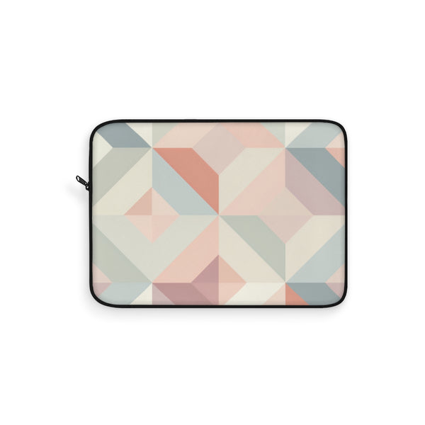 "Pastel Geometrics: Protective Laptop Sleeve"