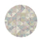 "Pastel Geometrics Round Rug: Chic & Colorful"