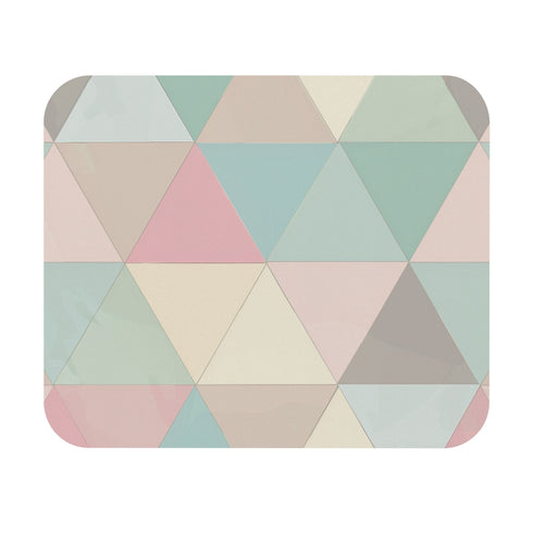 Pastel Geometry Mouse Pad