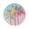 "Pastel Palmeras Paradise Round Rug"