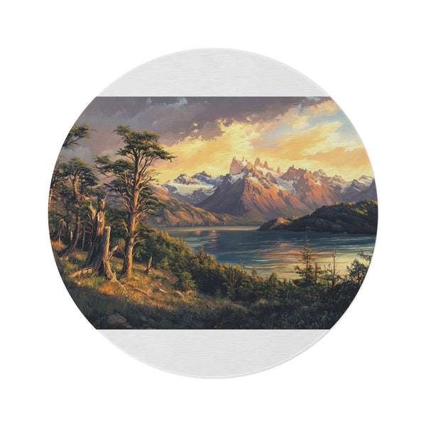 Patagonia Adventure Round Rug