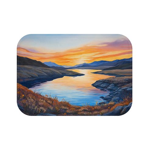 "Patagonia Trek Bath Mat - Explore the Wilds!"