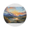 "Patagonian Wilderness Round Rug: Your Gateway to Adventure!"