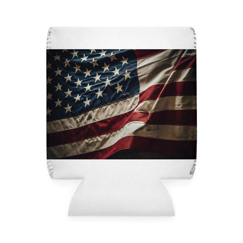 Patriotic USA Flag Can Cooler