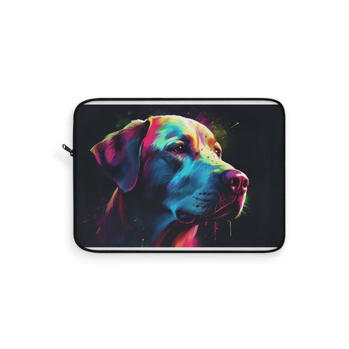 "Paw-sitively Adorable Labrador Laptop Sleeve"