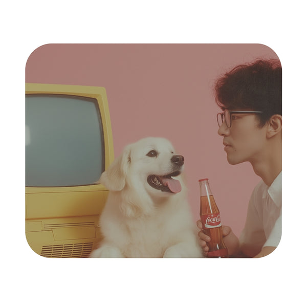 Paws & Pop Adorable Dog Coca Mouse Pad