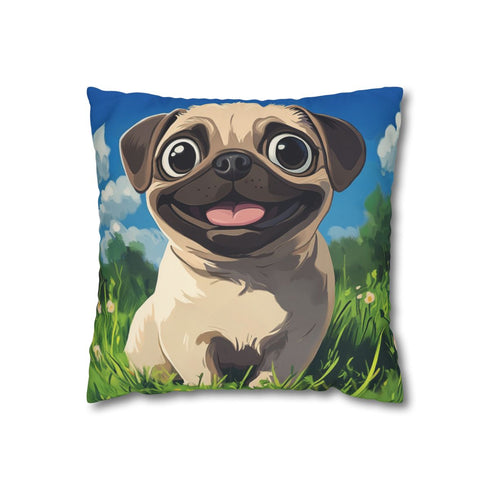 "Pawsitively Adorable Pug Pillowcase"