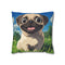 "Pawsitively Adorable Pug Pillowcase"