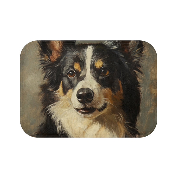 "Pawsitively Perfect Dog Bath Mat"