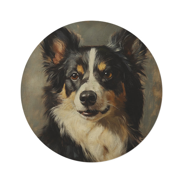 "Pawsitively Pup-tastic Round Rug"