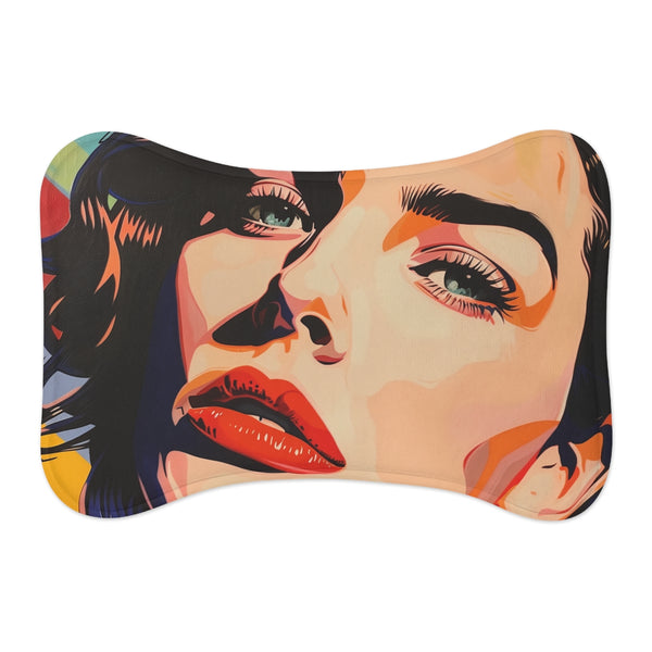 "Pawsome Pop Art Pet Mat"