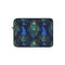 "Peacock Feathers Seamless Laptop Sleeve: Protection with Style"