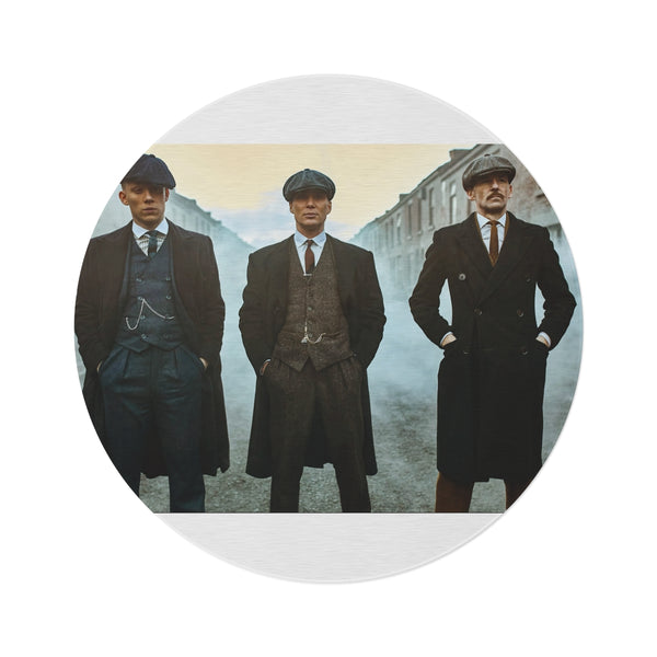 "Peaky Blinders Round Rug - Stylish and Bold"