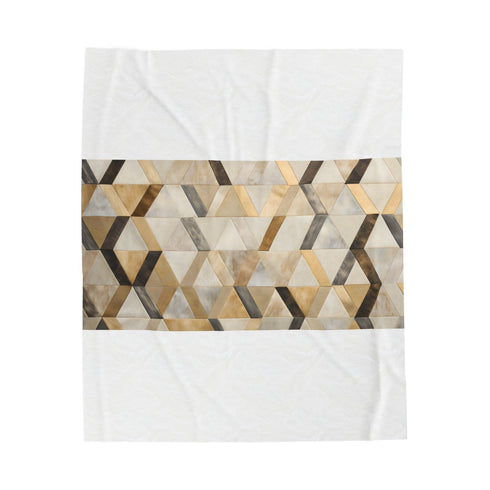 Pearl Kilim Gold Luxe Blanket