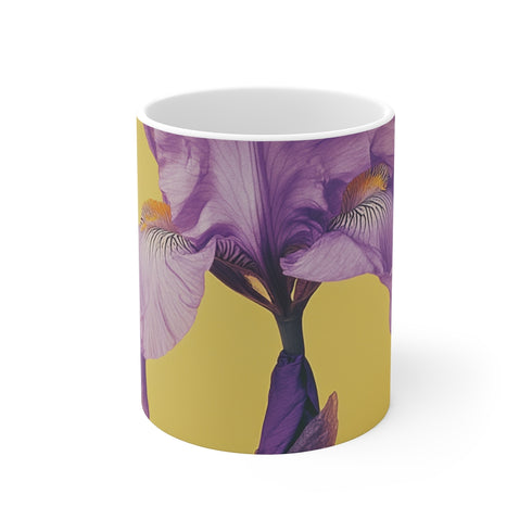 "Perfectly Purple Iris Coffee Mug"
