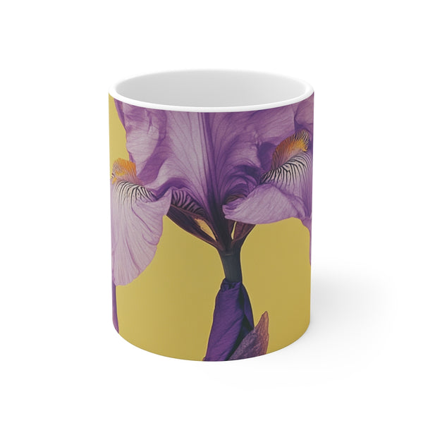 "Perfectly Purple Iris Coffee Mug"