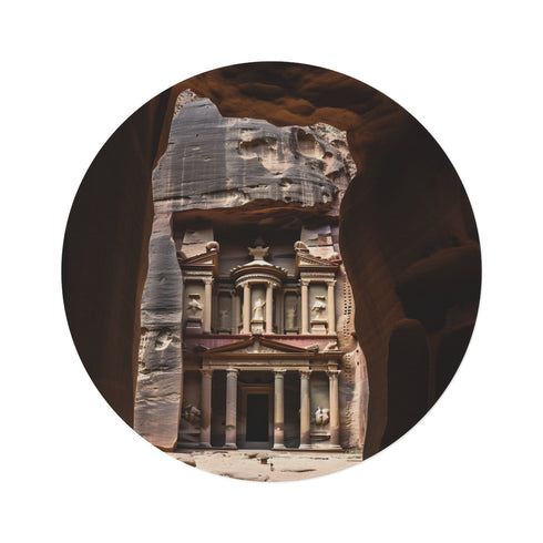 "Petra Oasis Round Rug"