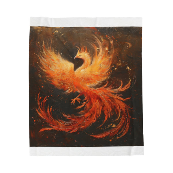 Phoenix Feather Plush Blanket: Embrace the Magic