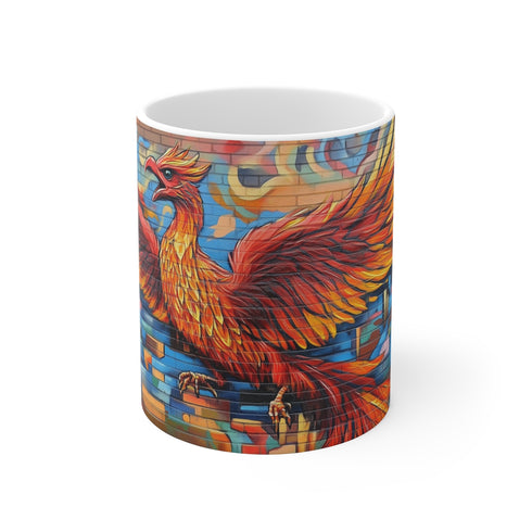 Phoenix Graffiti Art Coffee Mug