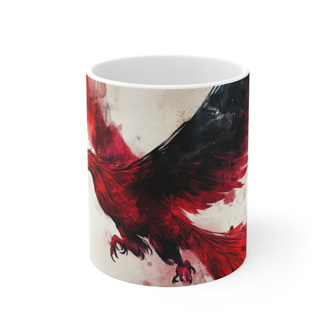 Phoenix Inspired Ink Art Mug