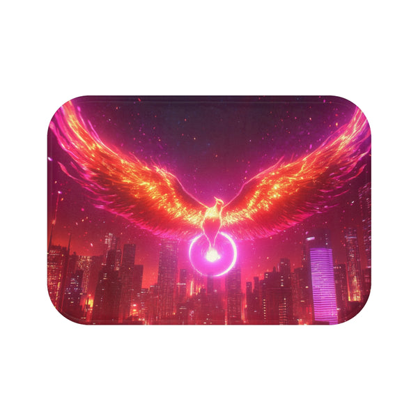 Phoenix Plasma Neon Skyline BathMat