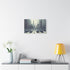 Piano Keys City Skyline Surreal Dreamscape Stretched Canvas Wall Art - Living Room Wall Lifestyle View | Prints With Passion