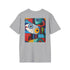 Picasso-Inspired Fish Print Tee