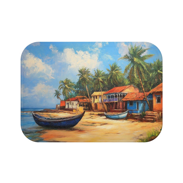 "Picturesque Panaji Goa Bath Mat"