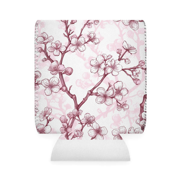 Pink Cherry Blossom Can Cooler
