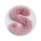 "Pink Fluffy 3D S-shaped Rug"
