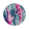 "Pink Koi Fish Round Rug"