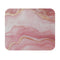 Pink Marble Waves Mouse Pad