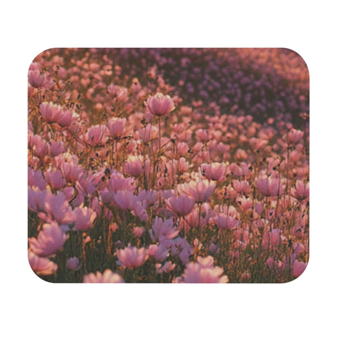 Pink Petal Sunset Mouse Pad