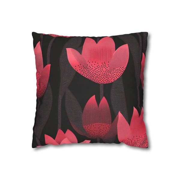 "Pink Tulip Bliss Pillowcase"