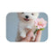 "Pint-Sized Poodle Puppy Bath Mat"