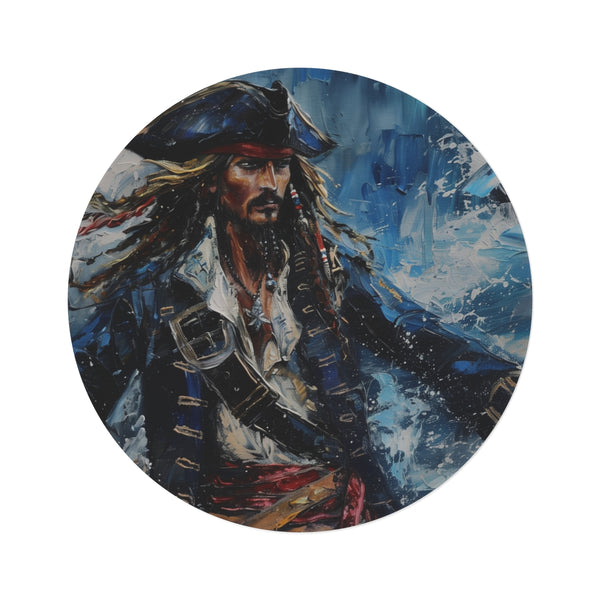 "Pirate Chic Jack Sparrow Rug"