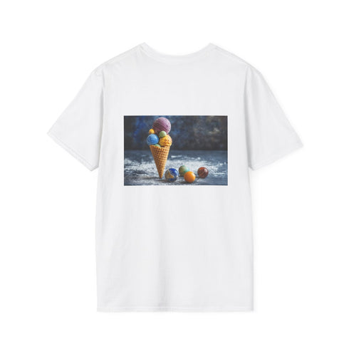 Planet-Filled Ice Cream Cone Shirt
