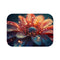 "Planetary Bath Mat Floral Design"