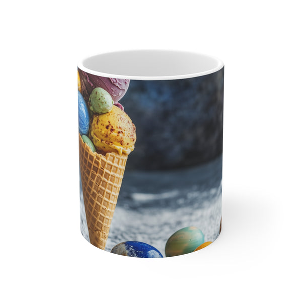 Planetary Ice Cream Cone Mug