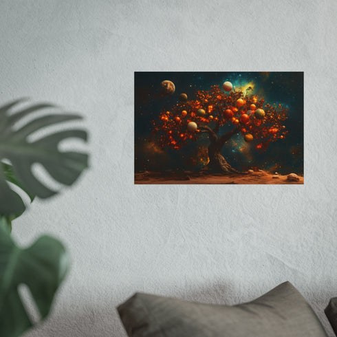 Planets Growing on Tree Poster