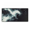 Plasma Trail Behind Winged Centaur — XL & XXL Desk Mat — Full Top-Down Artwork View