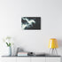 Plasma Trail Behind Winged Centaur — Stretched Canvas Wall Art — Living Room Wall Lifestyle View