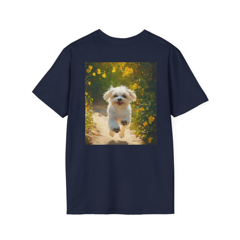 Playful Maltese Pup Tee
